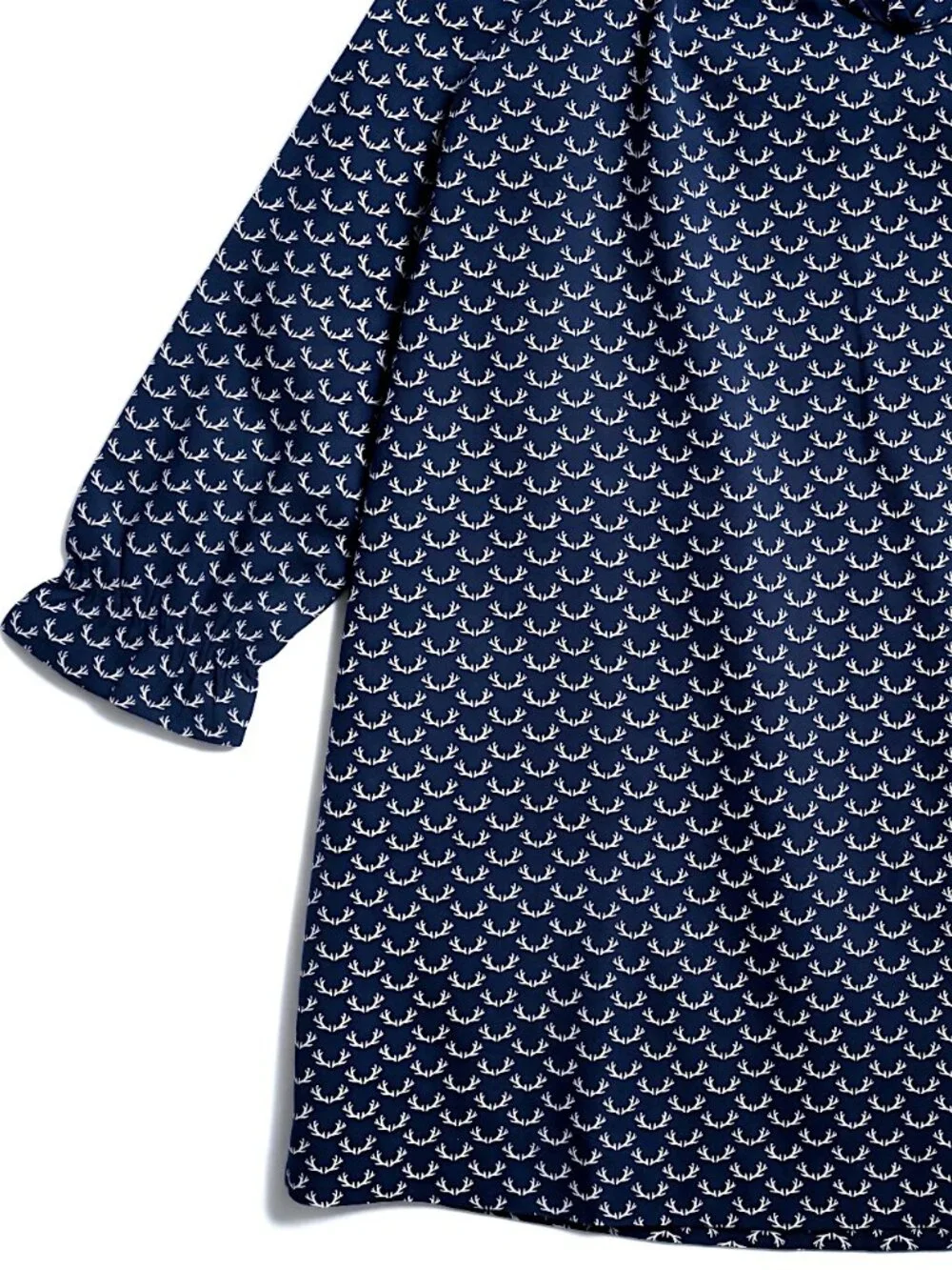 NWT Petite Plume Delphine Nightgown w/ Nordic Antlers Pattern, Girls Size 3
